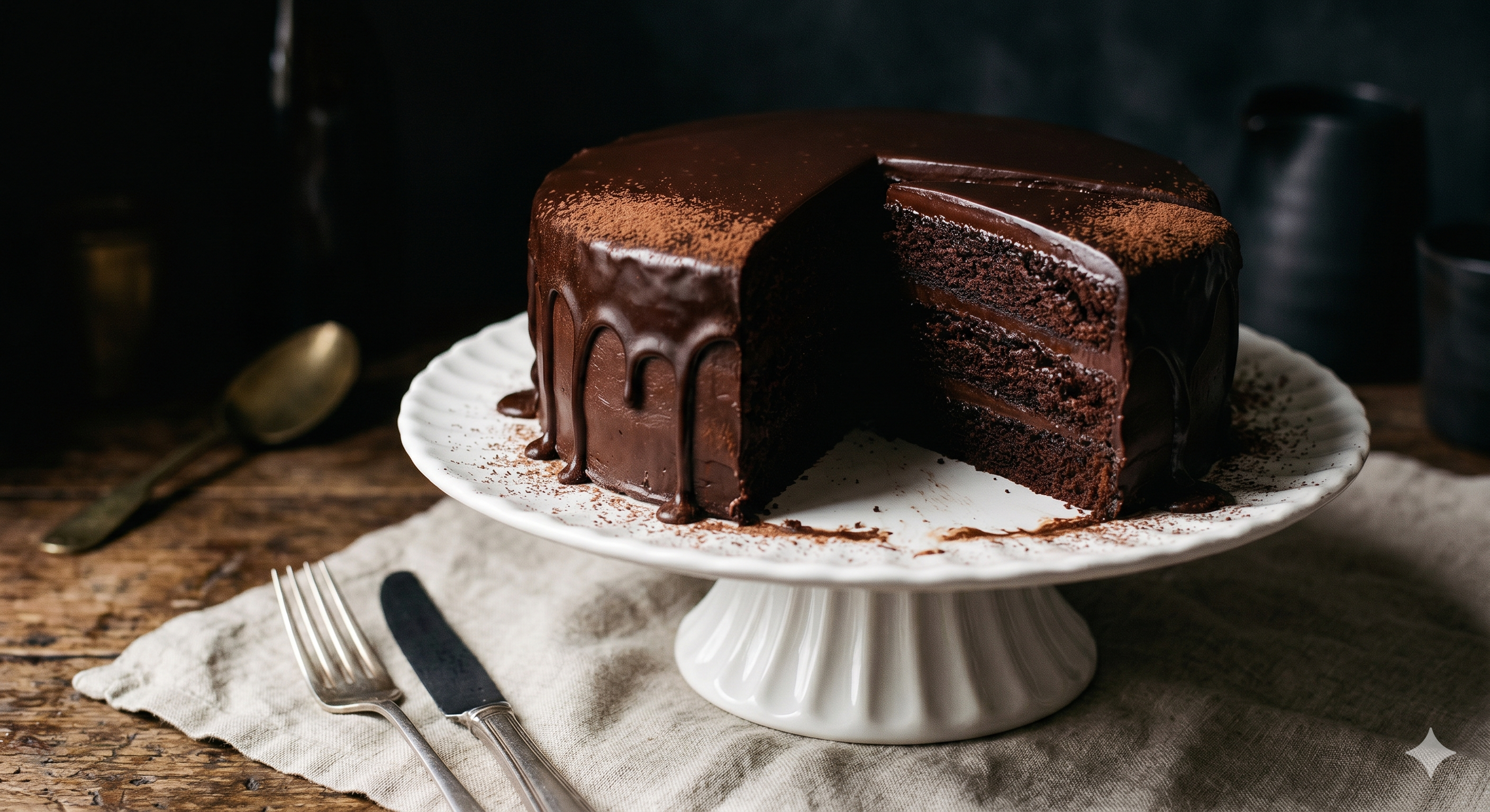 Dark Chocolate Layer Cake